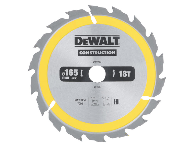 Пильный диск Construction DeWALT DT1933