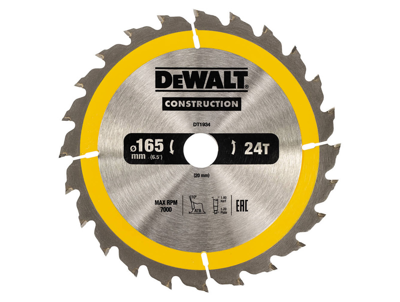 Пильный диск Construction DeWALT DT1934