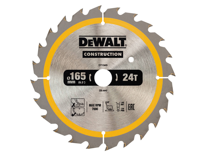 Пильный диск Construction DeWALT DT1949