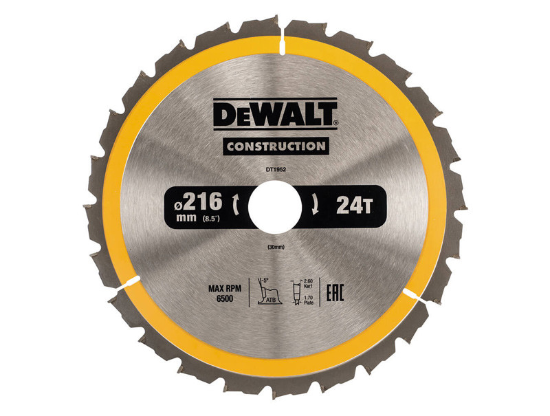 Пильный диск Construction DeWALT DT1952