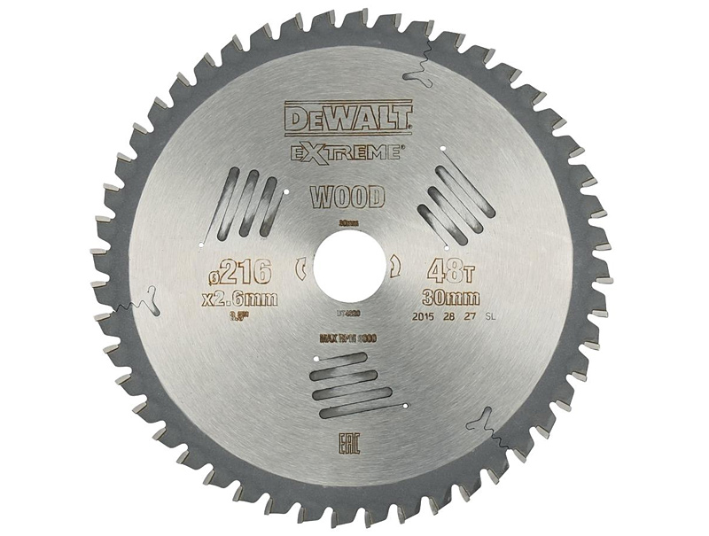 Пильный диск (216х30мм) DeWALT DT4320
