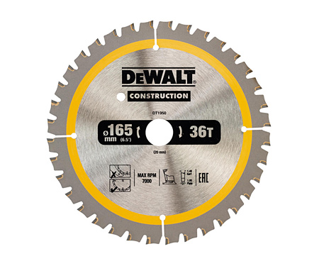 Пильный диск Construction DeWALT DT1950