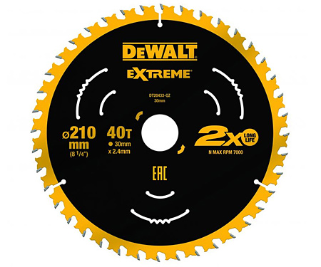 Пильный диск Extreme DeWALT DT20433