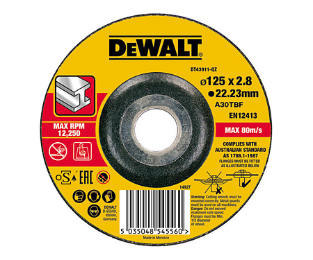 Круг отрезной DeWALT DT43911
