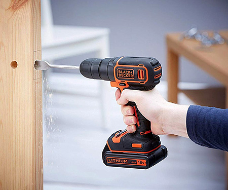 Акумуляторний дриль-шурупокрут BLACK&DECKER BDCDC18KB