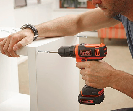 Акумуляторний дриль-шурупокрут BLACK&DECKER BDCDD12