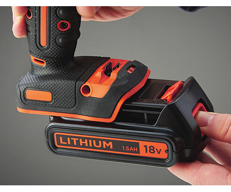 Ударний дриль-шурупокрут BLACK&DECKER BDCHD18KB