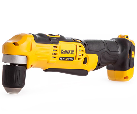 Аккумуляторная угловая дрель DeWALT DCD740NT