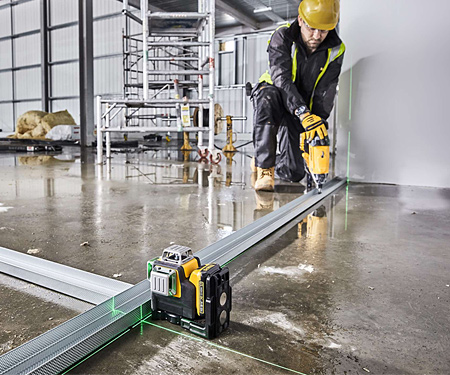 Акумуляторний ротаційний лазер DeWALT DCE079D1G