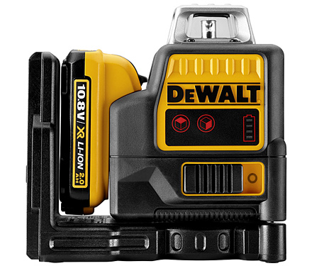 Лазер самовыравнивающийся 2-х плоскостной DeWALT DCE0811D1R