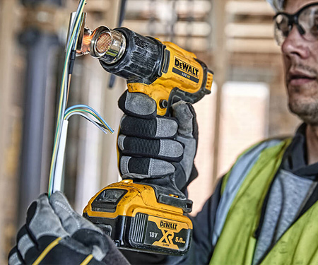 Акумуляторний пістолет гарячого повітря DeWALT DCE530N