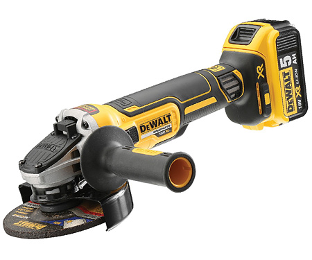 Акумуляторна болгарка DeWALT DCG405P2