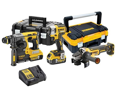 Набір акумуляторних інструментів DeWALT DCK305P3T