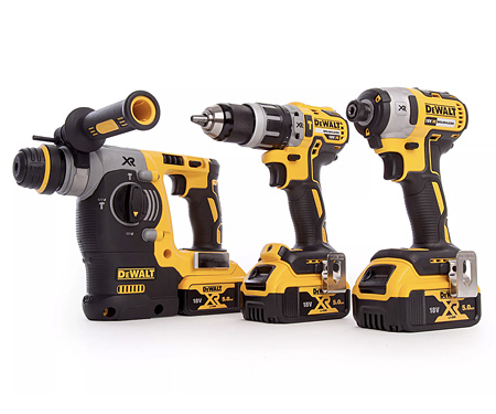 Набір акумуляторних інструментів DeWALT DCK368P3T