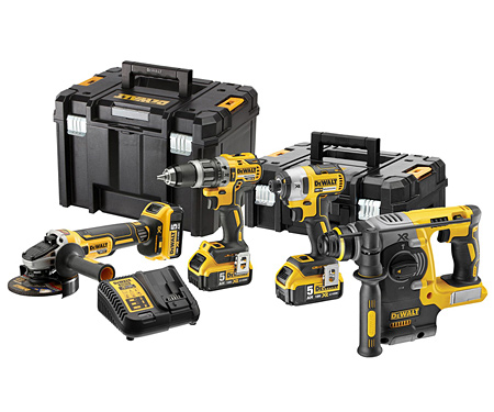 Набір акумуляторних інструментів DeWALT DCK422P3T