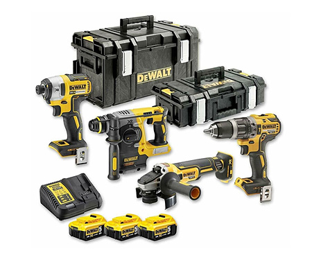 Набір акумуляторних інструментів DeWALT DCK422P3T