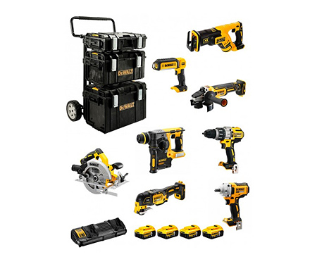 Набір акумуляторних інструментів DeWALT DCK856P4