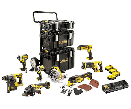 Набір акумуляторних інструментів DeWALT DCK856P4