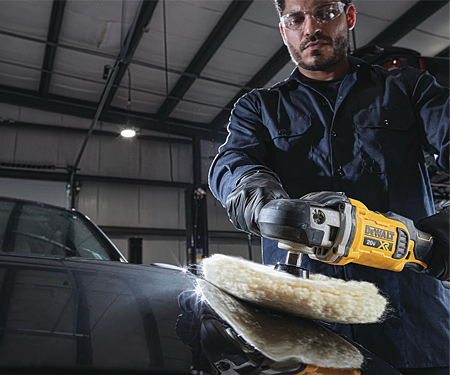 Аккумуляторная полировальная машина DeWALT DCM849P2