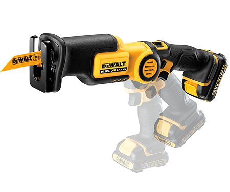 Аккумуляторная сабельная пила DeWALT DCS310D2