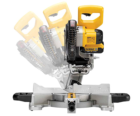 Акумуляторна торцювальна пила DeWALT DCS365M2