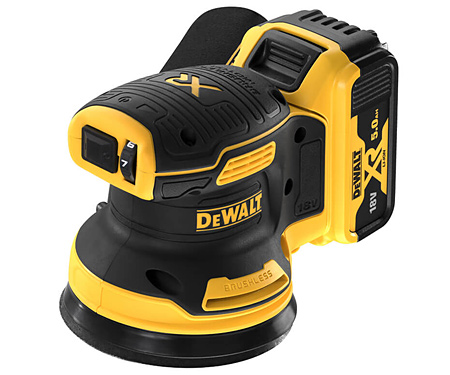 Акумуляторна ексцентрикова шліфувальна машина DeWALT DCW210P2