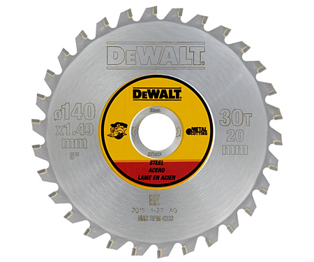 Пильный диск (140х20мм) DeWALT DT1923