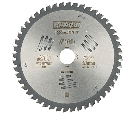 Пильный диск (216х30мм) DeWALT DT4320