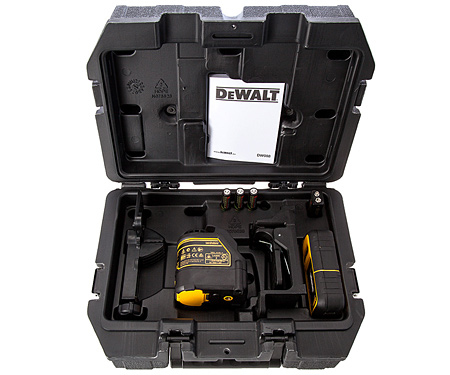 Лазер самовыравнивающийся 2-х плоскостной DeWALT DW088KD