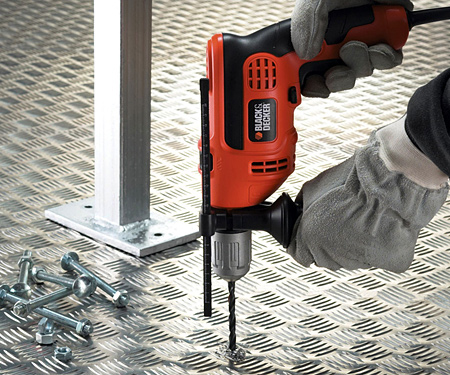 Ударная дрель BLACK&DECKER KR714CRESK